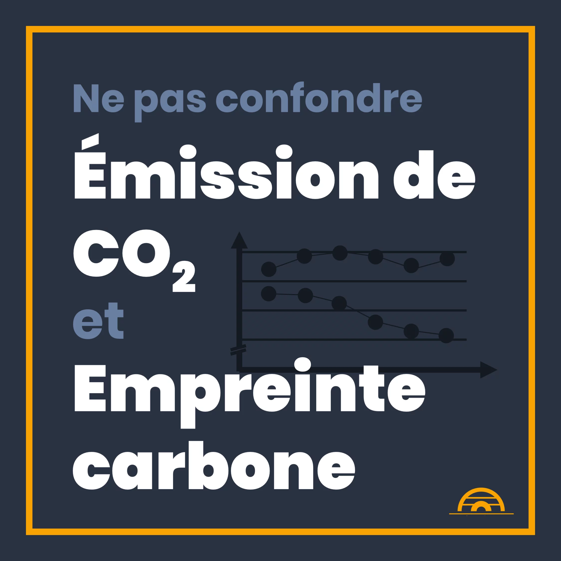 Distinguons émissions de CO2 et empreinte carbone — 1 sur 8