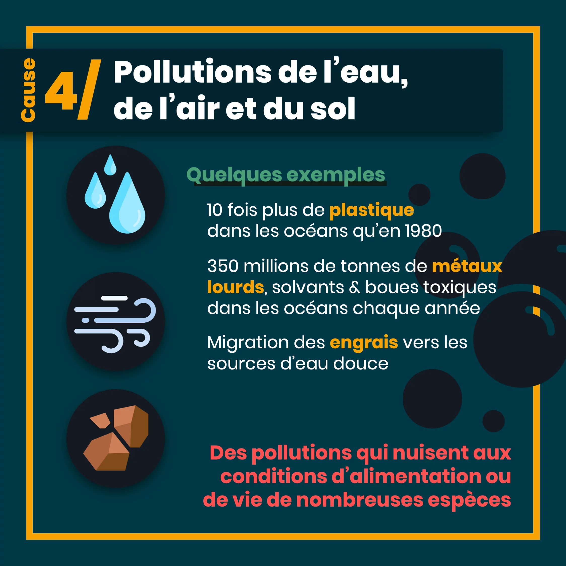 Les 5 causes du déclin de la biodiversité — 9 sur 12