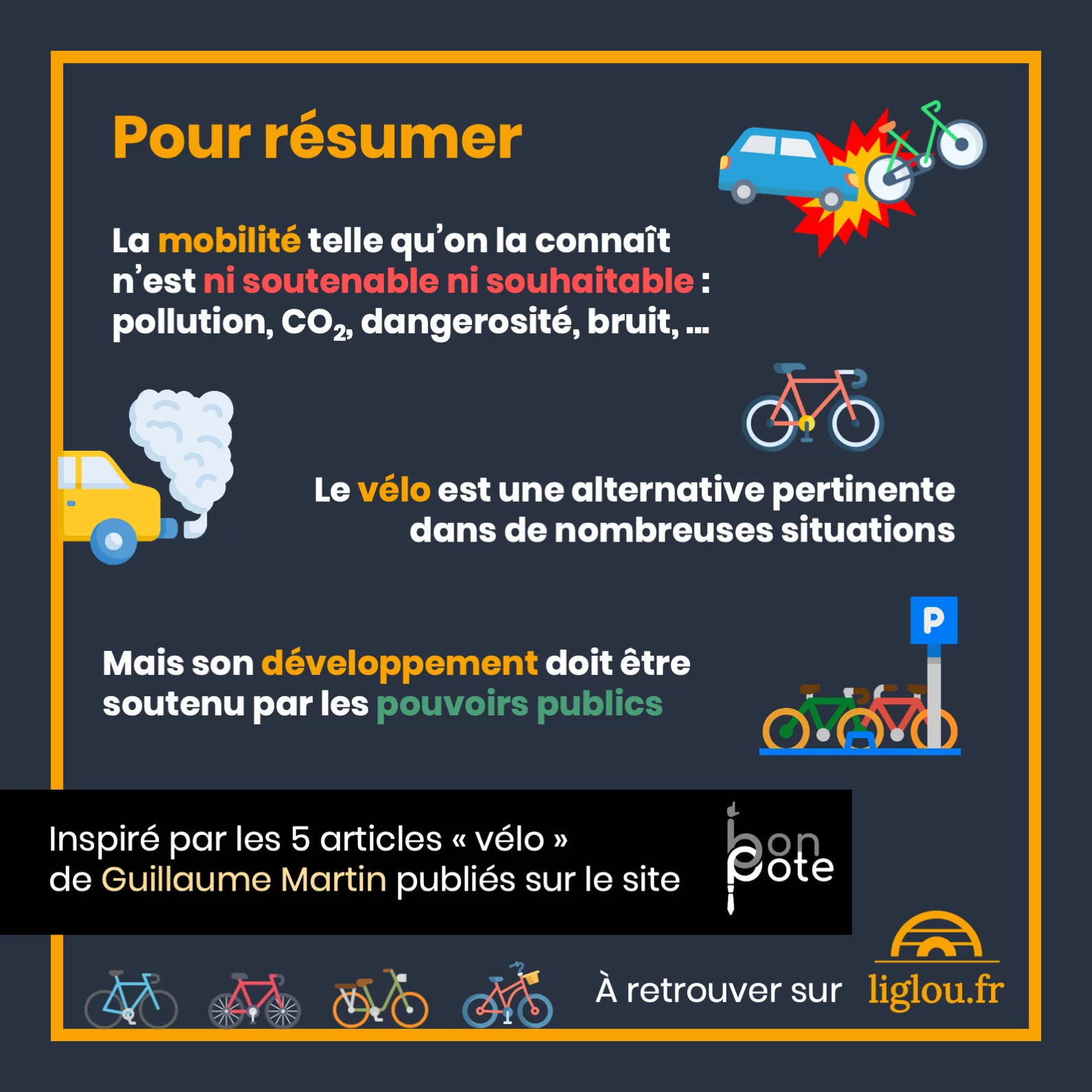 Le vélo, une alternative à la voiture — 12 sur 12