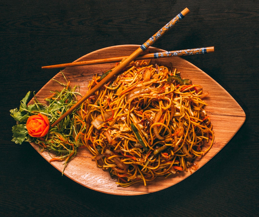 Nouilles udon sauce cacahuète